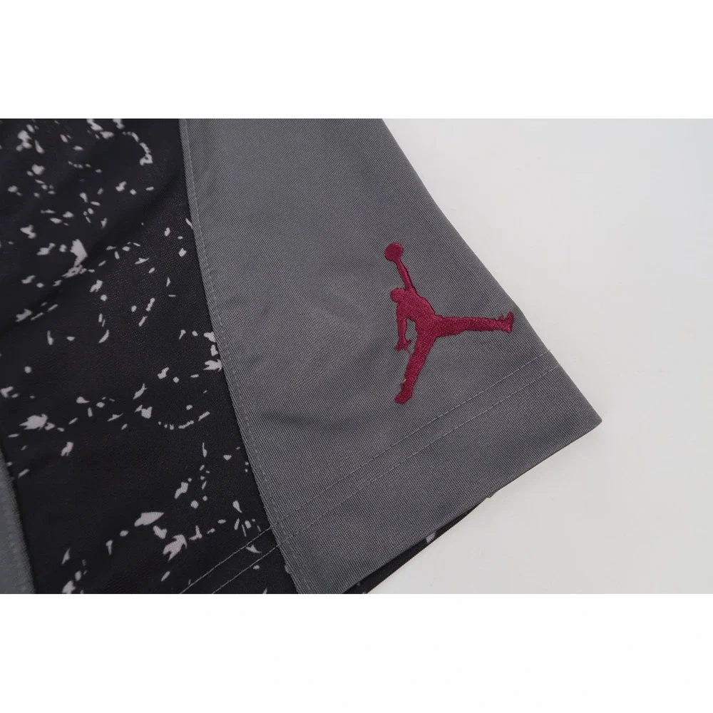 Jordan Son Of Mars Basketball Shorts Mens Medium Gray Black Speckled Jumpman